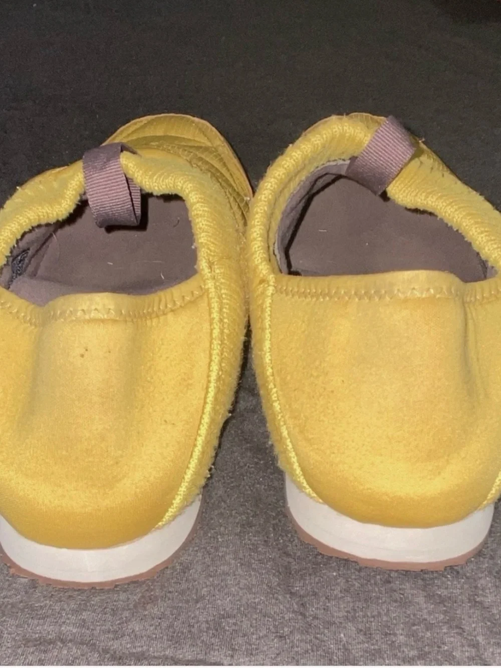 Teva Kids Quilted Yellow Slip-On Sneakers